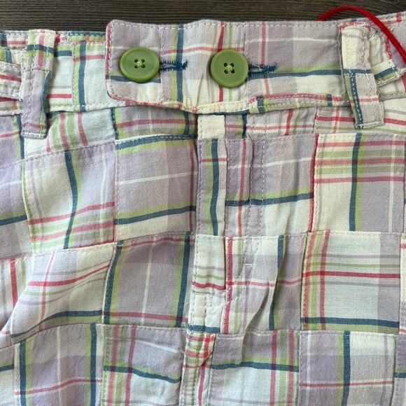 Horny Toad NWT‎ Plaid Patchwork Short Skirt Organic Cotton Size 8 - Picture 4 of 9